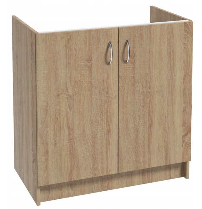 Szafka kuchenna pod zlewozmywak D80 80x60 dąb sonoma 2D0S